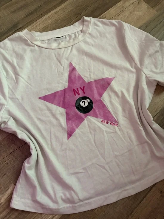 Pink NY Star Graphic Tee - Picture 1 of 1